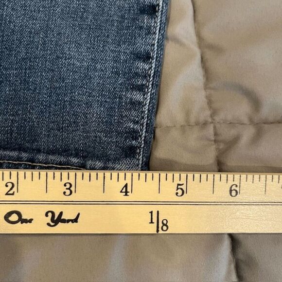 Joe's Jeans High Rise Skinny Ankle Jeans Medium Wash Lightly Distressed Size 25 - Picture 13 of 14